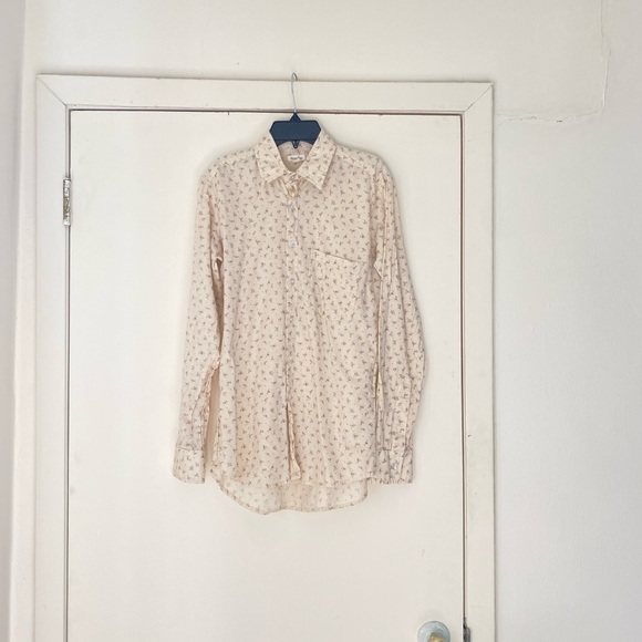 Steven Alan button up colar soft and warm cotton shirt - Picture 4 of 6